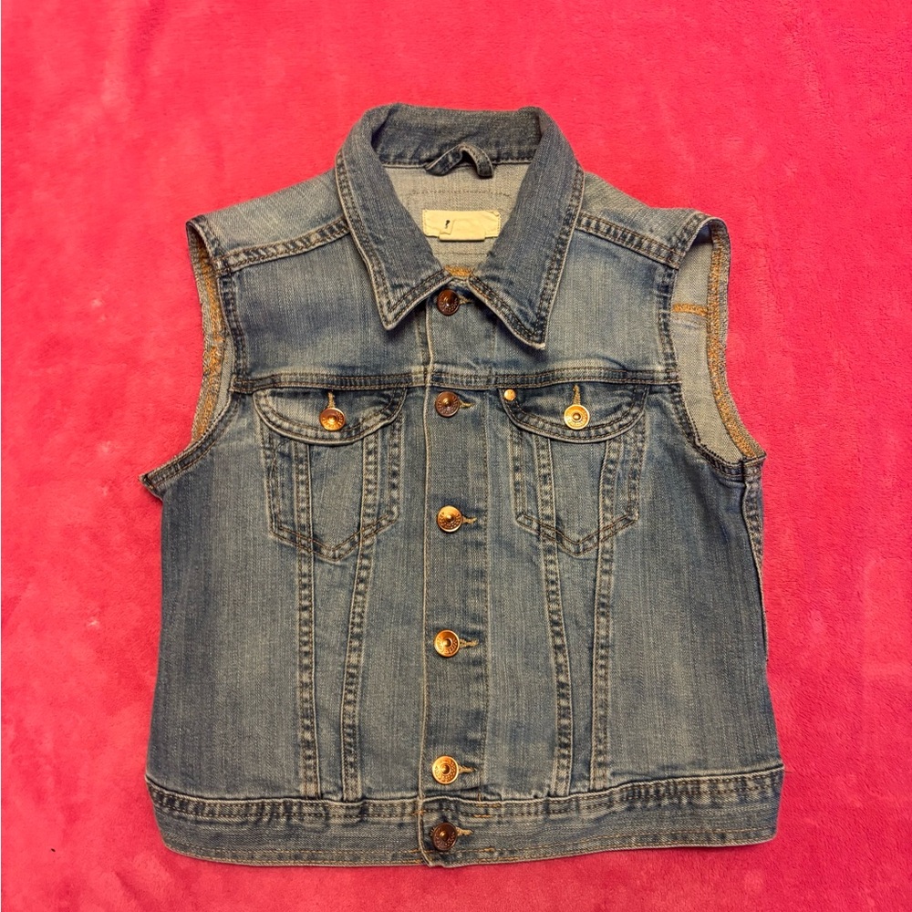 Women’s Blue Denim Vest by &JACKET